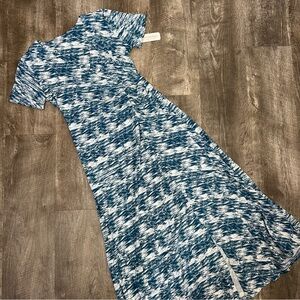 NEW Soft Surroundings Teal Summer Joanna Wrap Dress